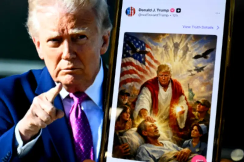 Gambar AI Trump Sebagai Figur Jesus Picu Kemarahan Dalam Feud Dengan Pope Leo