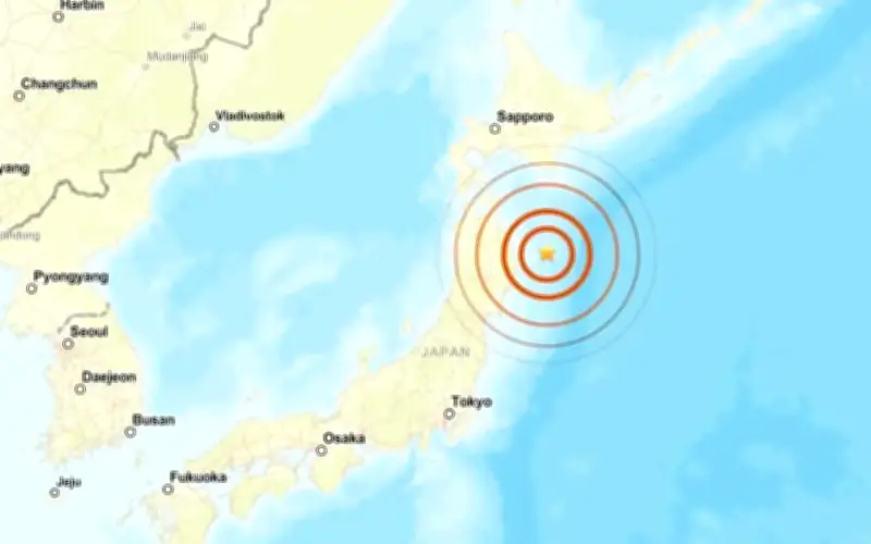 Gelombang Tsunami 40cm Landa Wilayah Iwate Jepun Susulan Gempa 7.5 Magnitud