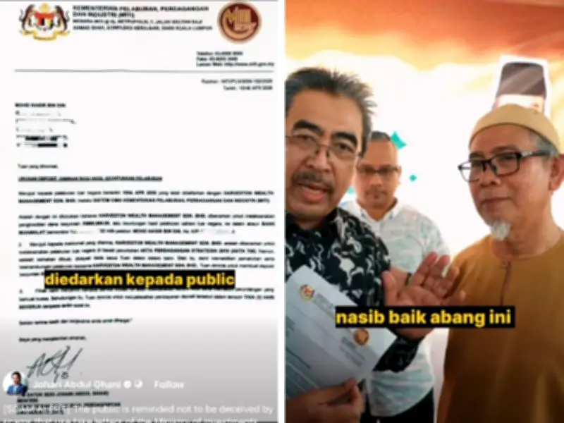 Johari Abdul Ghani Dedah Surat Palsu Miti, Awas Penipuan Pelaburan RM80,000