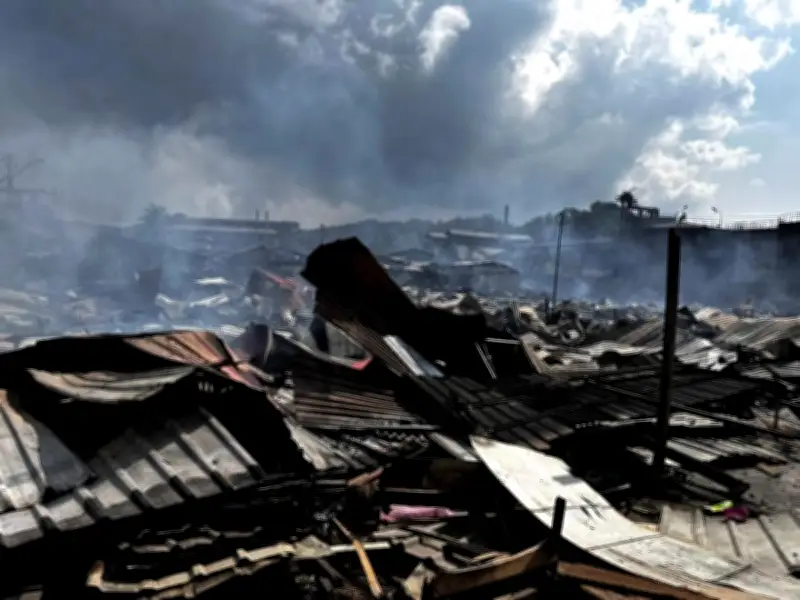 Kebakaran Dahsyat di Sandakan: 8,000 Penduduk Kehilangan Tempat Tinggi Akibat Kemalangan Memasak