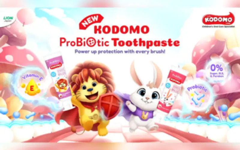 Kodomo Lancar Ubat Gigi Probiotik Baharu Untuk Penjagaan Oral Kanak-Kanak