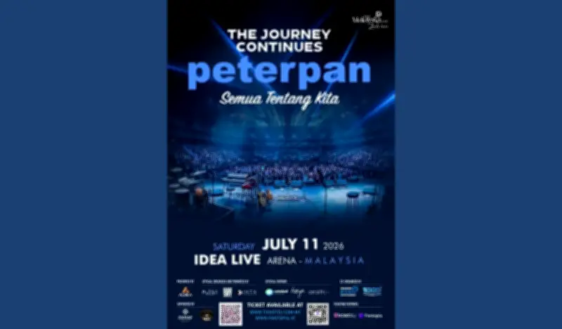 Konsert legasi Peterpan di Idea Live Arena Julai ini