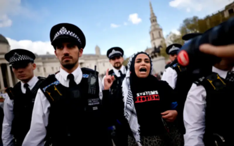 Lebih 200 Ditahan dalam Perhimpunan Pro-Palestin di London