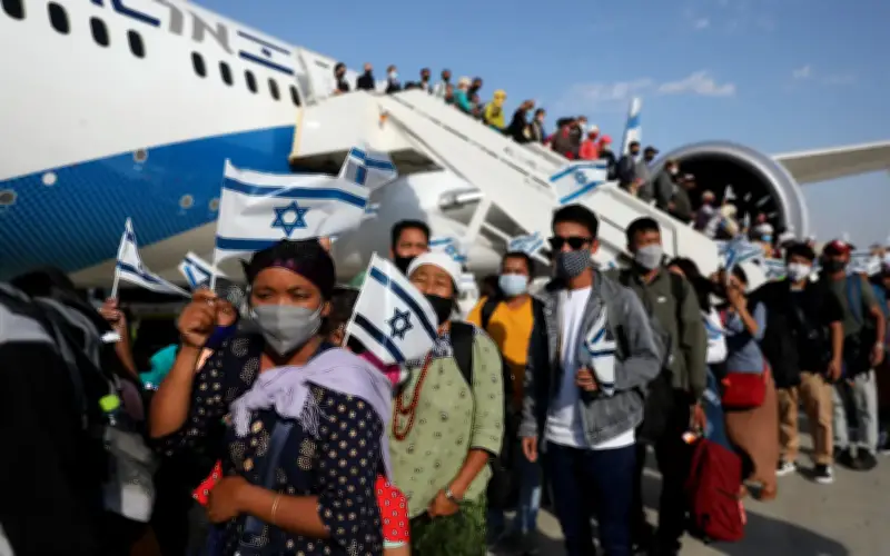 Lebih 250 Keturunan Puak Hilang Tiba di Israel dari India