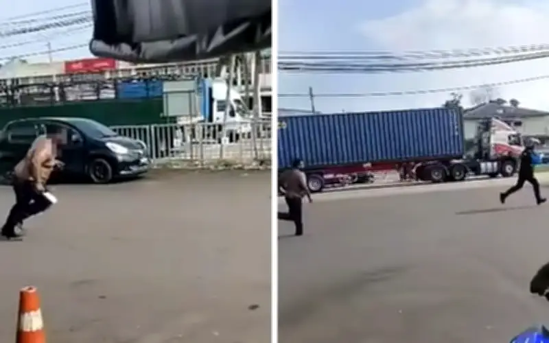 Lelaki Mengejar Polis dengan Senjata Didenda RM9,100 di Mahkamah