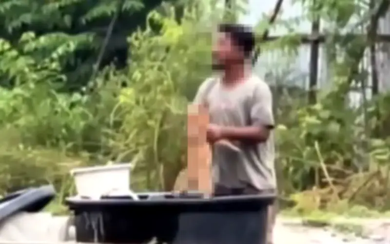 Lelaki Tular Aniaya Anjing Rendam Dalam Tangki Ditahan Polis di Shah Alam