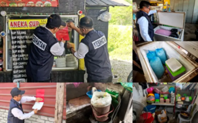 Lima premis makanan di Machang ditutup 14 hari kerana kotor