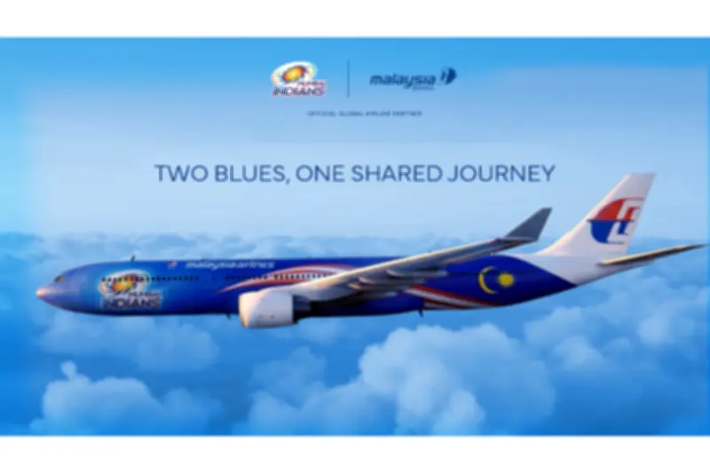 Malaysia Airlines lancar jet bertemakan Mumbai Indians, bawa warna IPL ke langit