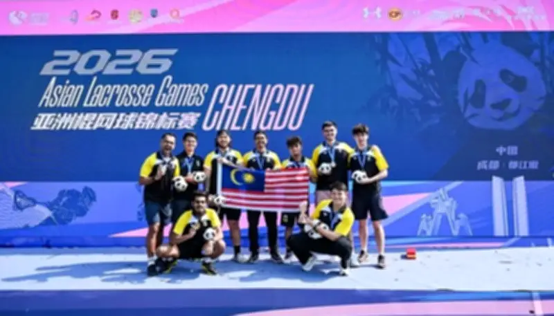 Malaysia raih pingat lacrosse Asia pertama, kalahkan Arab Saudi