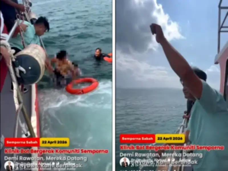 Menteri puji pasukan bot klinik Semporna selamatkan dua penduduk pulau