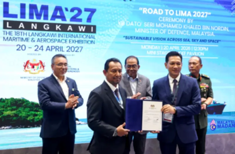 Mindef Serah Surat Penerimaan kepada GEC untuk Promosi LIMA 2027