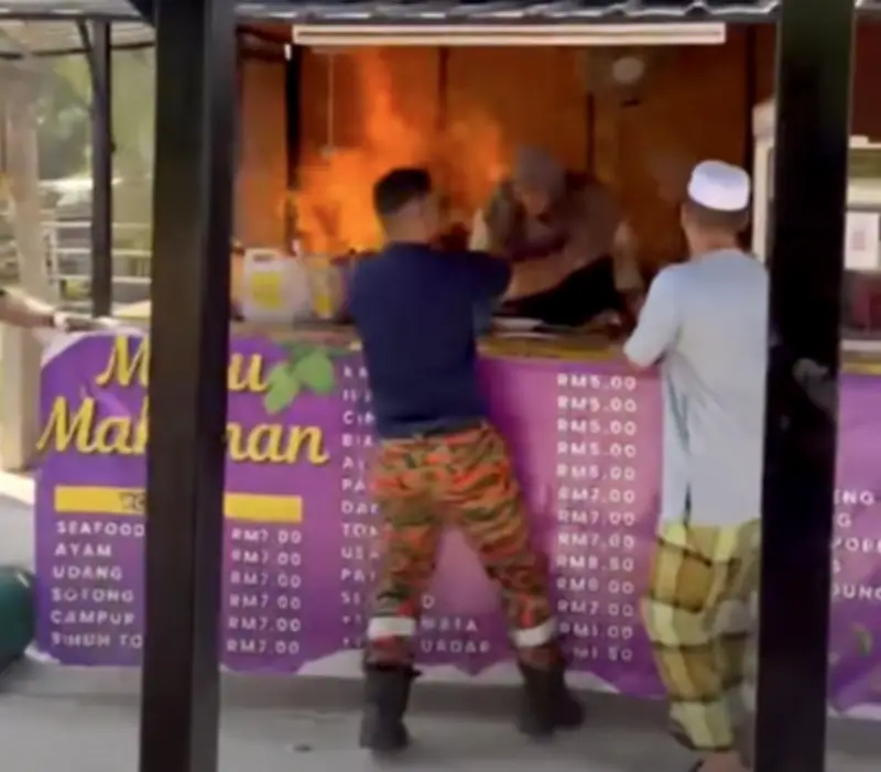 Operasi Makanan Berubah Jadi Drama Penyelamatan, Bomba Luar Tugas Selamatkan Dua Wanita di Kedah