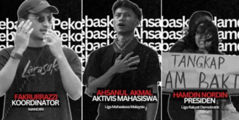 Peguam Kutuk Penangkapan Tiga Belia 'Berani' Gangguan Ucapan Azam Baki