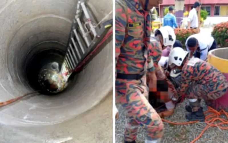 Pelajar lelaki cedera jatuh ke dalam telaga sedalam tujuh meter di Wakaf Bharu