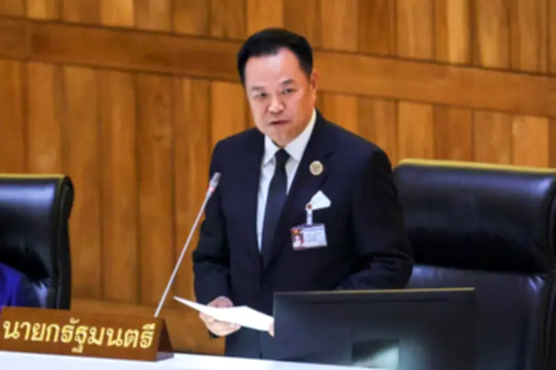 Perdana Menteri Thailand Anutin Lancar Agenda Reformasi Ekonomi dan Bantuan Hutang