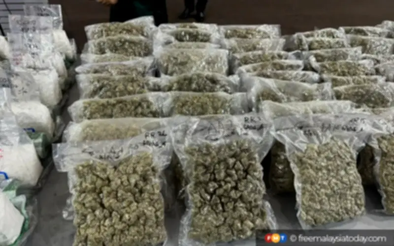 Polis Patah Tiga Cubaan Seludup Dadah Bernilai RM5.4 Juta di KLIA