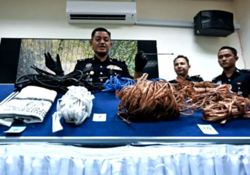 Polis Perak Bongkar Geng Daud: Pencuri Kabel Belajar Teknik Melalui Media Sosial