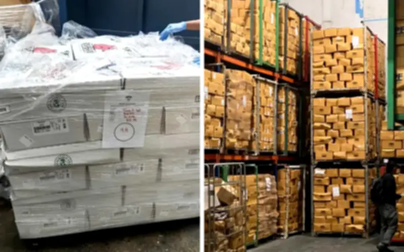 Polis Rampas Ayam Tanpa Sijil Halal dan Daging Khinzir Bernilai RM1.5 Juta di Selangor