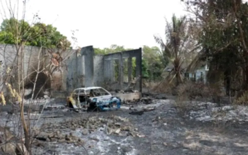 Polis tahan wanita bakar sampah punca kebakaran semak