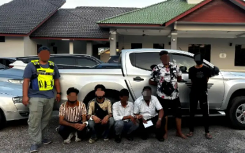 Remaja 18 Tahun Ditahan Jadi 'Tekong Darat' Demi Upah RM100 di Tumpat