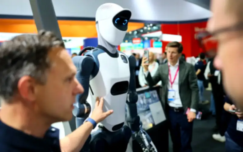 Robot Berkuasa AI Beri Harapan Baharu kepada Kilang Jerman di Pameran Hanover