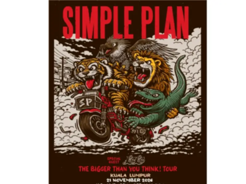 Simple Plan kembali ke Malaysia dengan konsert 'Bigger Than You Think!'