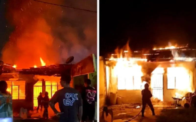 Wanita OKU Lumpuh Separuh Badan Maut Rentung Dalam Kebakaran Rumah di Seremban