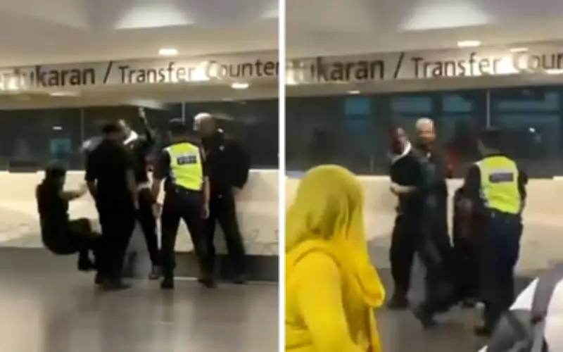 Warga Asing Ditahan Selepas Mengamuk dan Merosakkan Kemudahan di KLIA