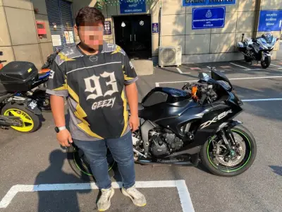 Dua penunggang motosikal ditahan selepas litar haram di Jambatan Putrajaya