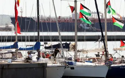 Flotila Bantuan Gaza Kembali Cuba Pecah Sekatan Israel dari Barcelona