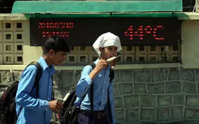 India Perkenal 'Lonceng Air' di Sekolah untuk Tangani Gelombang Panas
