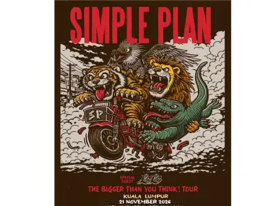 Simple Plan kembali ke Malaysia dengan konsert 'Bigger Than You Think!'