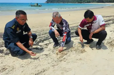 Terengganu Arah Tindakan Tegas Terhadap Kapal Punca Tumpahan Minyak 3km di Pantai Teluk Kalong