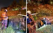 Budak 10 tahun hilang jatuh longkang di Puncak Alam