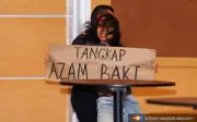 Protes Gangguan Ucapan Azam Baki di WTC Kuala Lumpur