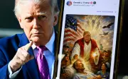 Trump Padam Gambar Diri Sebagai Jesus Selepas Dikecam Pemimpin Agama