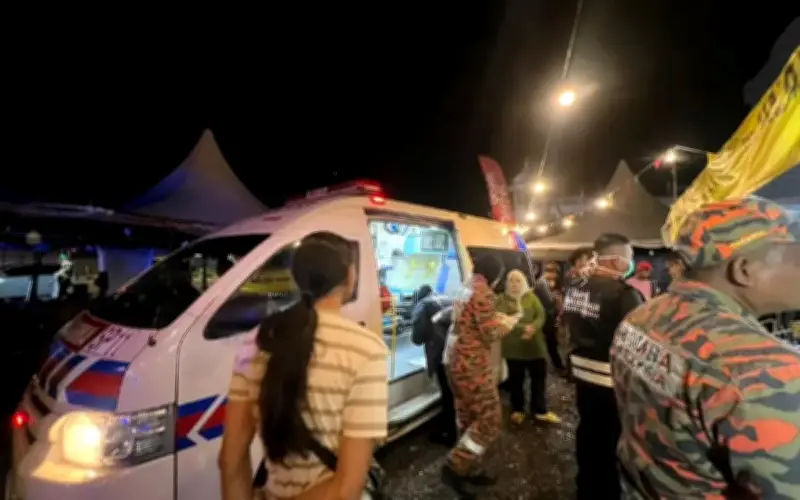 1 maut, 3 cedera tong gas helium meletup di tapak ekspo Sungai Petani