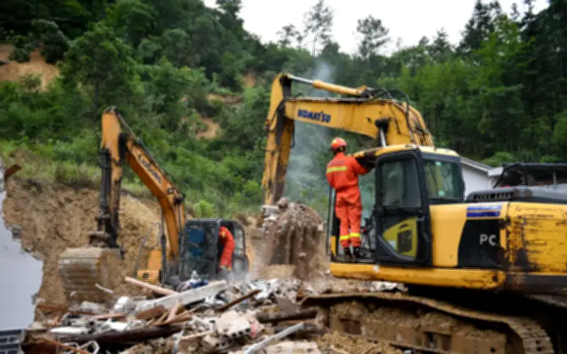 8 maut akibat hujan lebat di China selatan dan tengah