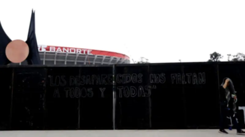Aktivis suarakan nasib mangsa hilang di Stadium Azteca