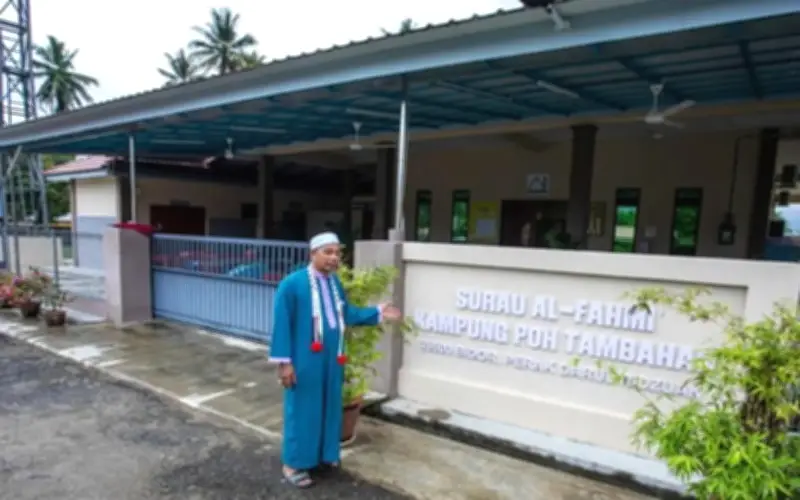 Bapa Temui Ketenteraman di Surau Dibina untuk Anaknya