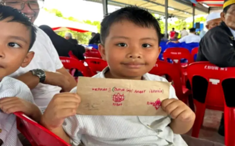 Budak 8 tahun hantar surat kepada PM Anwar, impi menjadi perdana menteri