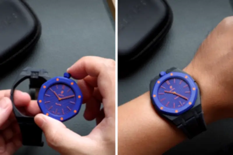Delugs cipta tali jam untuk AP x Swatch Royal Pop selepas viral
