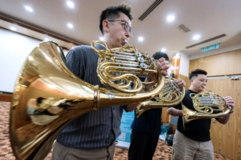 Festival Orkestra KL teroka keharmonian oboe, trompet dan horn Perancis