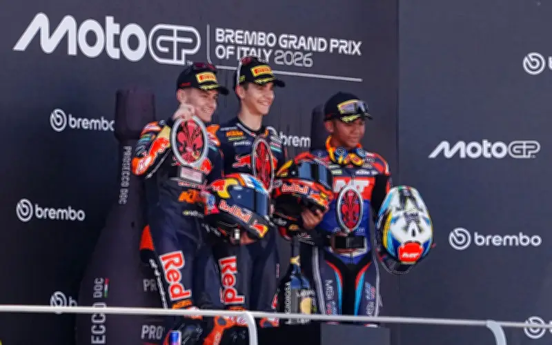Hakim Danish raih podium pertama di Grand Prix Itali