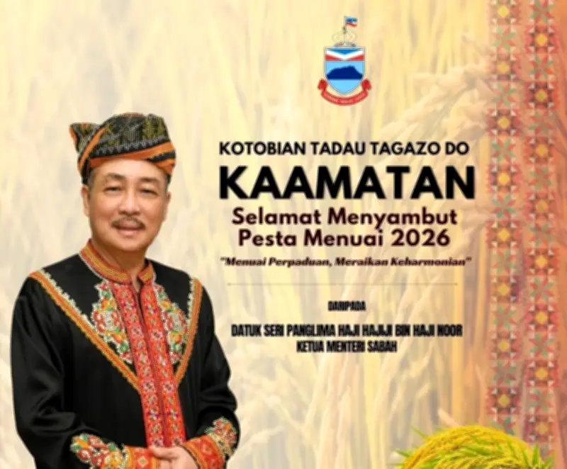 Kaamatan simbol kesyukuran, perpaduan dan keharmonian rakyat Sabah