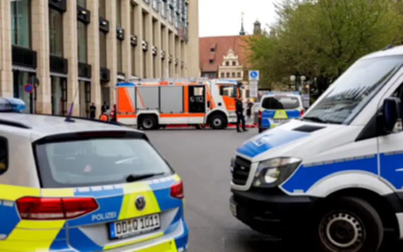 Kereta langgar orang ramai di Leipzig, dua maut