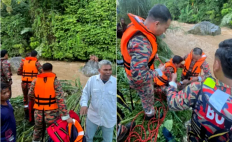 Lapan budak lelaki terselamat selepas terperangkap arus deras di Cameron Highlands