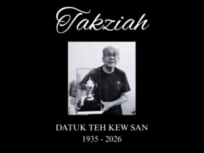 Legenda badminton Malaysia Teh Kew San meninggal dunia pada usia 91 tahun