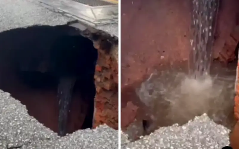 Lubang Benam Wangsa Maju Akibat Kerja Selenggara Utiliti, Bukan Mendapan Tanah