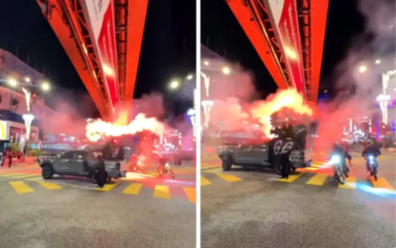 Mahkamah denda tujuh lelaki kes busar api di Bukit Bintang